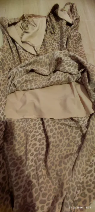 Vestido Victoria's Secret estampado leopardo