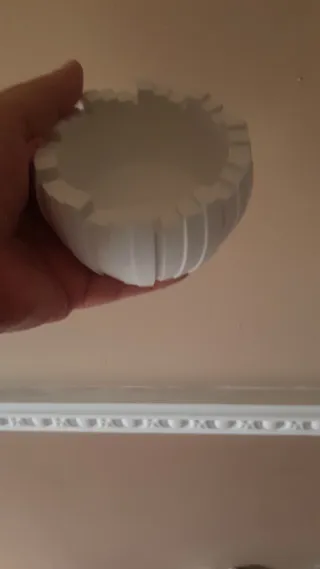 Vasetto in gesso fatto a mano