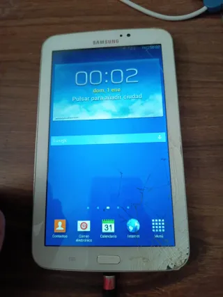 Tablet Samsung Blanca Funciona