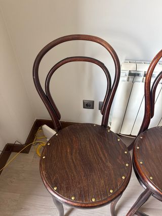 6 Sillas Thonet Originales Viena S.XIX