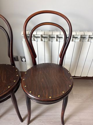 6 Sillas Thonet Originales Viena S.XIX