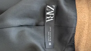 Abrigo Zara Lana Beige