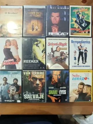 12 Películas DVD Acción, Comedia, Crimen