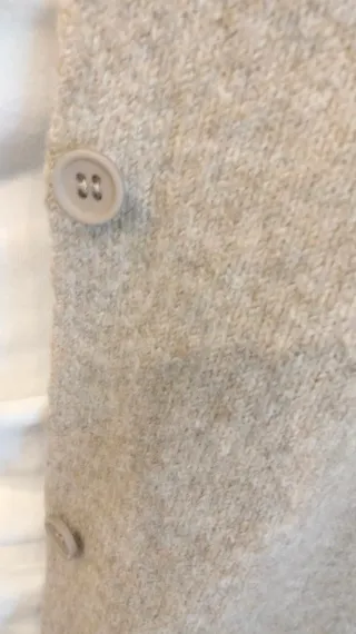 Chaqueta punto beige