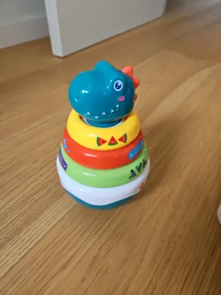 Juguete apilable dinosaurio