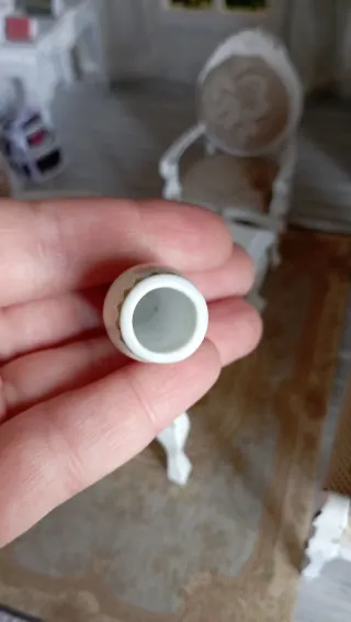 Vaso porcellana miniatura casa bambole 1:12