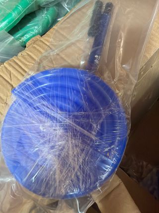 Manguera de silicona azul