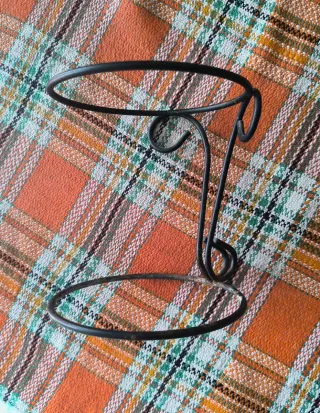 Soportes Macetas Balcón Metal Negro