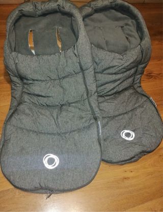 Saco . Cubre capazo y capotas Bugaboo gris