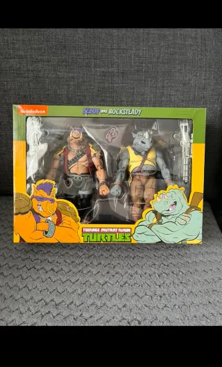 Bebop y Rocksteady TMNT Figuras Nickelodeon