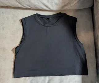 Crop top Shein negro Talla M