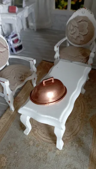 Set arrosto pollo miniatura 1:12