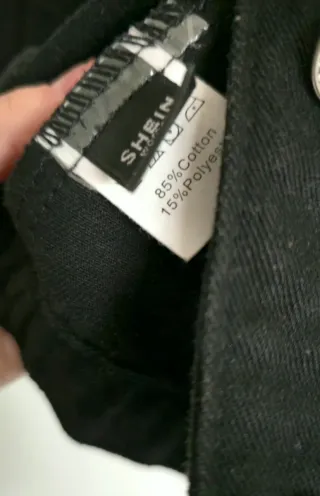 Cazadora vaquera negra mujer