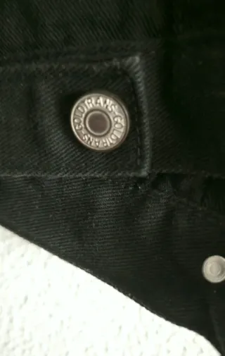 Cazadora vaquera negra mujer