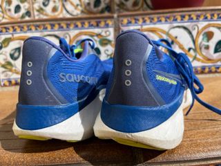 Saucony Ride 18 Hombre Azul. Zapatillas running
