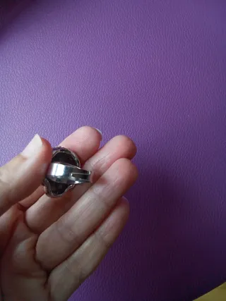 ANILLO CALAVERA AJUSTABLE STRASS BRILLANTES