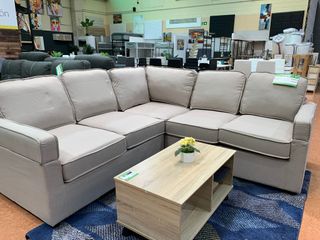 Sofá Chaiselongue Rachel Beige