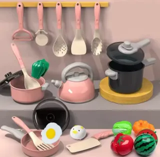 Set Cucina Giocattolo per Bambini 59 Pezzi