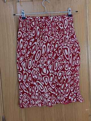 Conjunto falda y blusa retro señora vintage