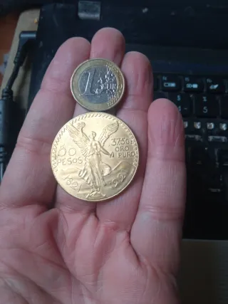 Vendo Moneda 50 Pesos Baño Oro 18k Colección