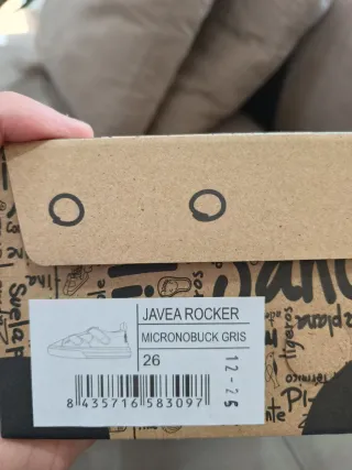 Zapatos Feroz Javea Rocker Gris T.26