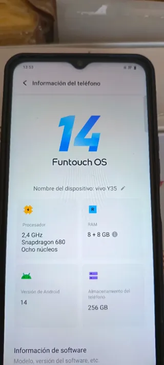 Telefono Vivo Y35