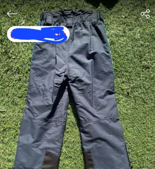 Traje de esquí azul para 10 años