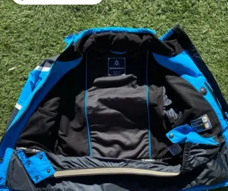 Traje de esquí azul para 10 años