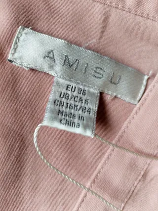 Abito chemisier rosa taglia unica