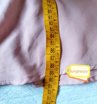 Abito chemisier rosa taglia unica