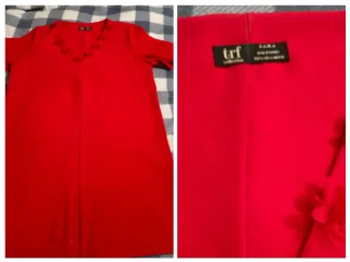 Vestido Zara Rojo Talla L