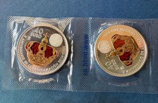 2 Monedas 40 Euros Proclamación