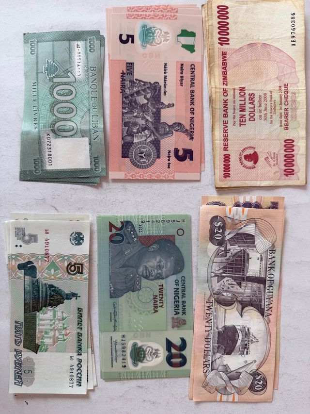 310 billetes de colección .maximo  6 repetidos