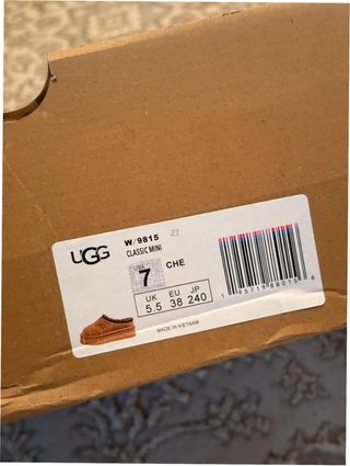 Pantuflas UGG Talla 39 Marrón