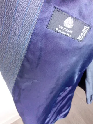 Traje de chaqueta gris caballero