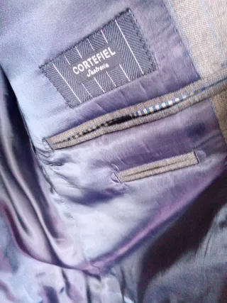 Traje de chaqueta gris caballero