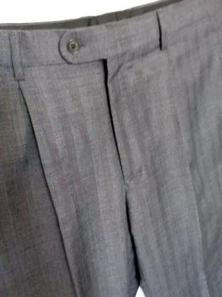 Traje de chaqueta gris caballero