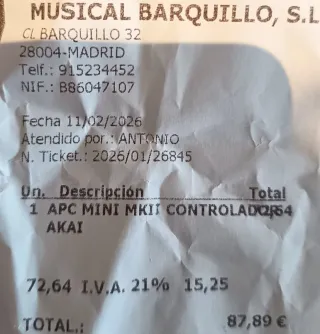 Akai APC mini MK2 (NUEVO)