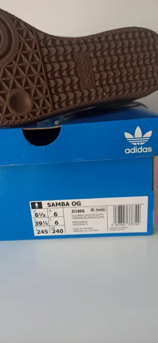 Adidas Samba OG Verde/Gris Talla 39 ⅓