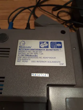 Nintendo NES Consola + Accesorios +3 Juegos