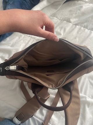 Mochila Parfois Beige y Marrón