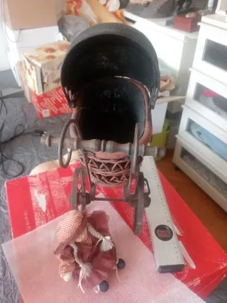 Carrozzina bambole vintage