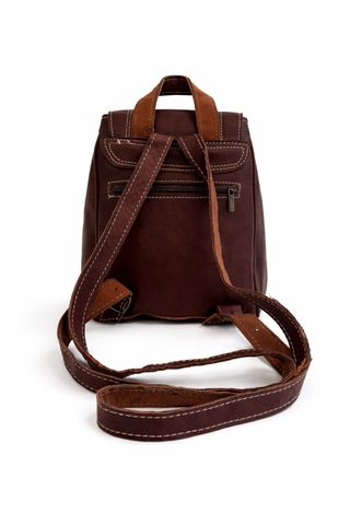 Mochila de cuero unisex