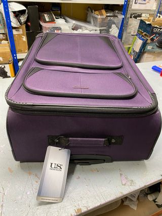 Maleta U.S. Traveler Rígida Expansível Roxa