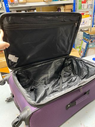 Maleta U.S. Traveler Rígida Expansível Roxa