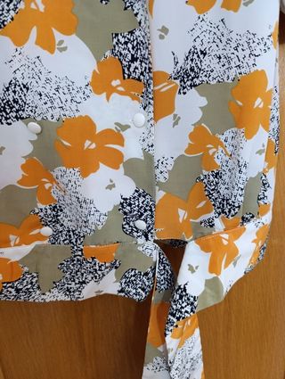 Conjunto falda y blusa retro