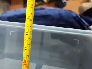 2 Organizadores Plástico Transparente