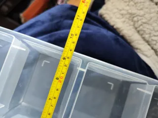 2 Organizadores Plástico Transparente