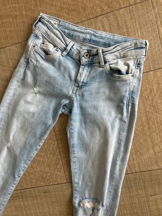Pepe Jeans Vaqueros Azules Desgastados