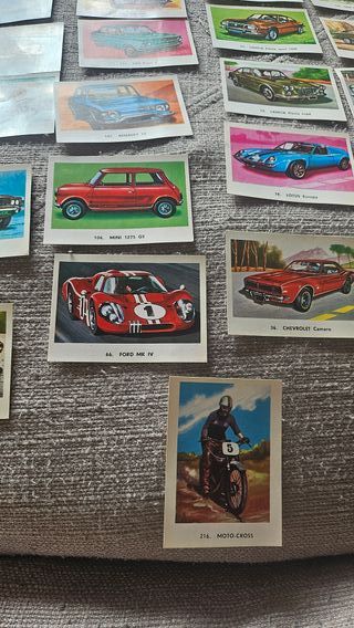 Cromos Vintage Maga Coches Clásicos